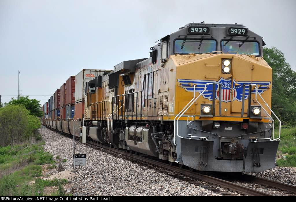 Eastbound stack train